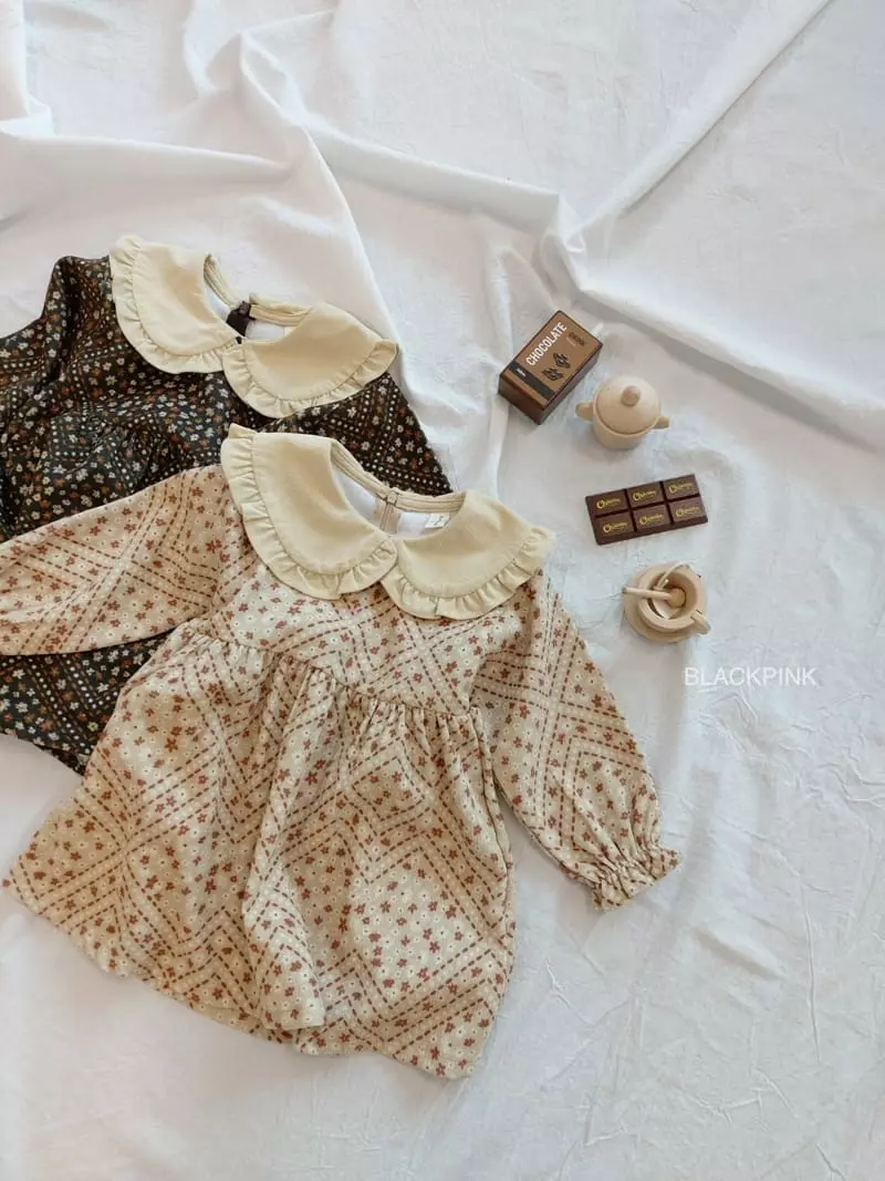 Black Pink - Korean Children Fashion - #kidzfashiontrend - Vintage Corduroy One-piece - 7