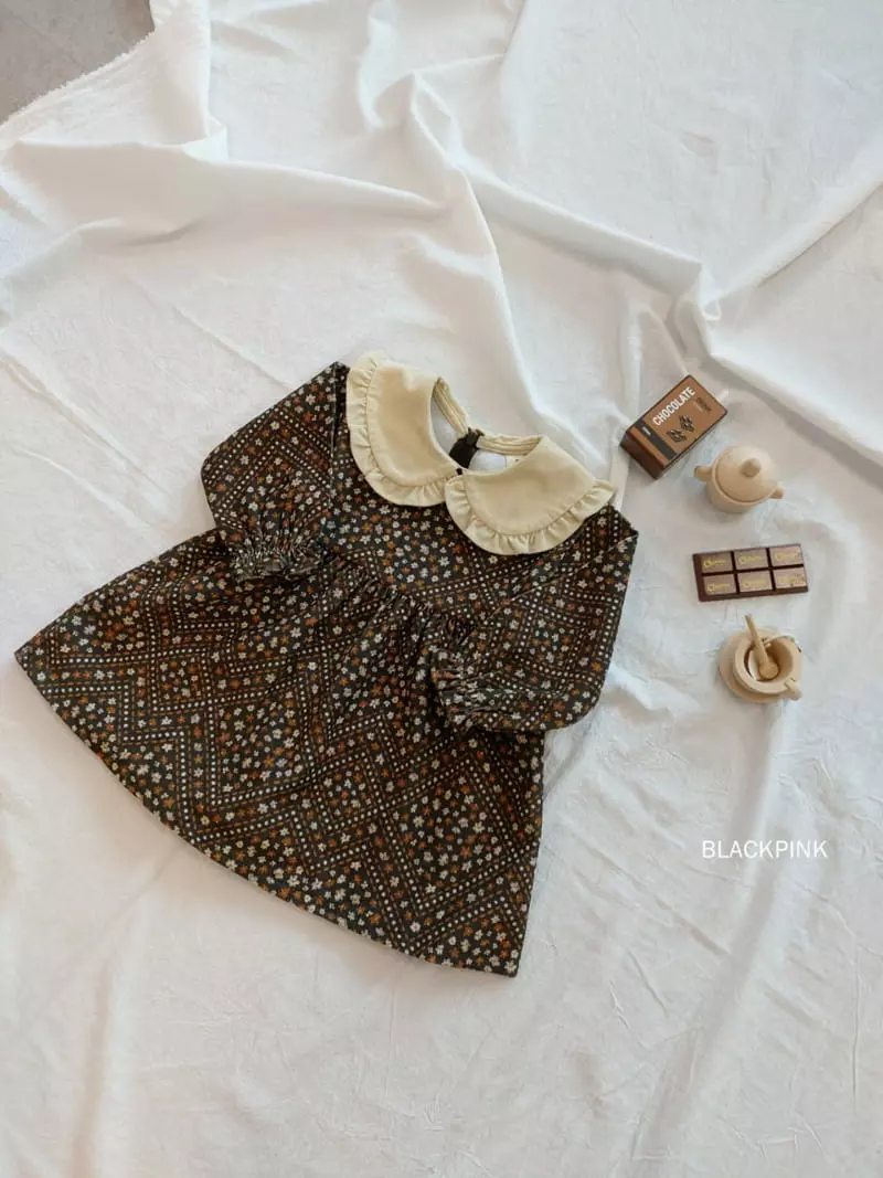 Black Pink - Korean Children Fashion - #littlefashionista - Vintage Corduroy One-piece - 9
