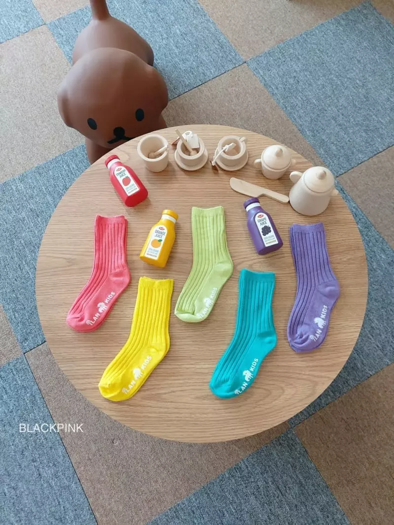 Black Pink - Korean Children Fashion - #magicofchildhood - Only  Wear You Socks Set