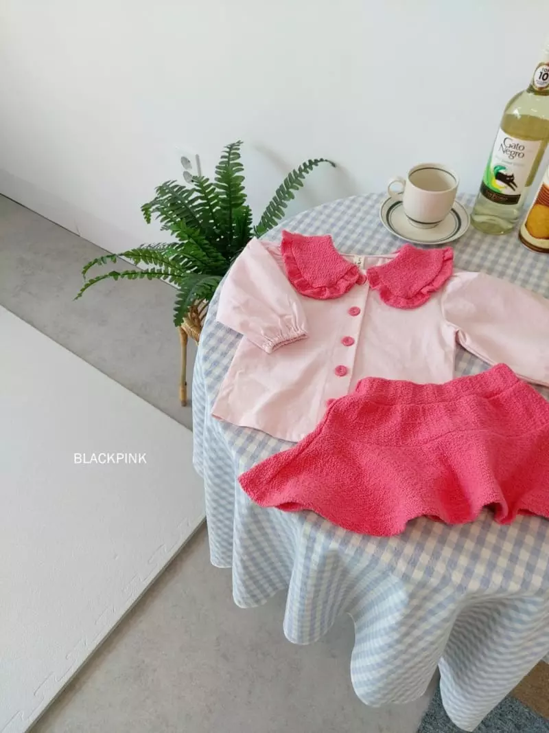 Black Pink - Korean Children Fashion - #magicofchildhood - Aura Knit Two Piece - 11