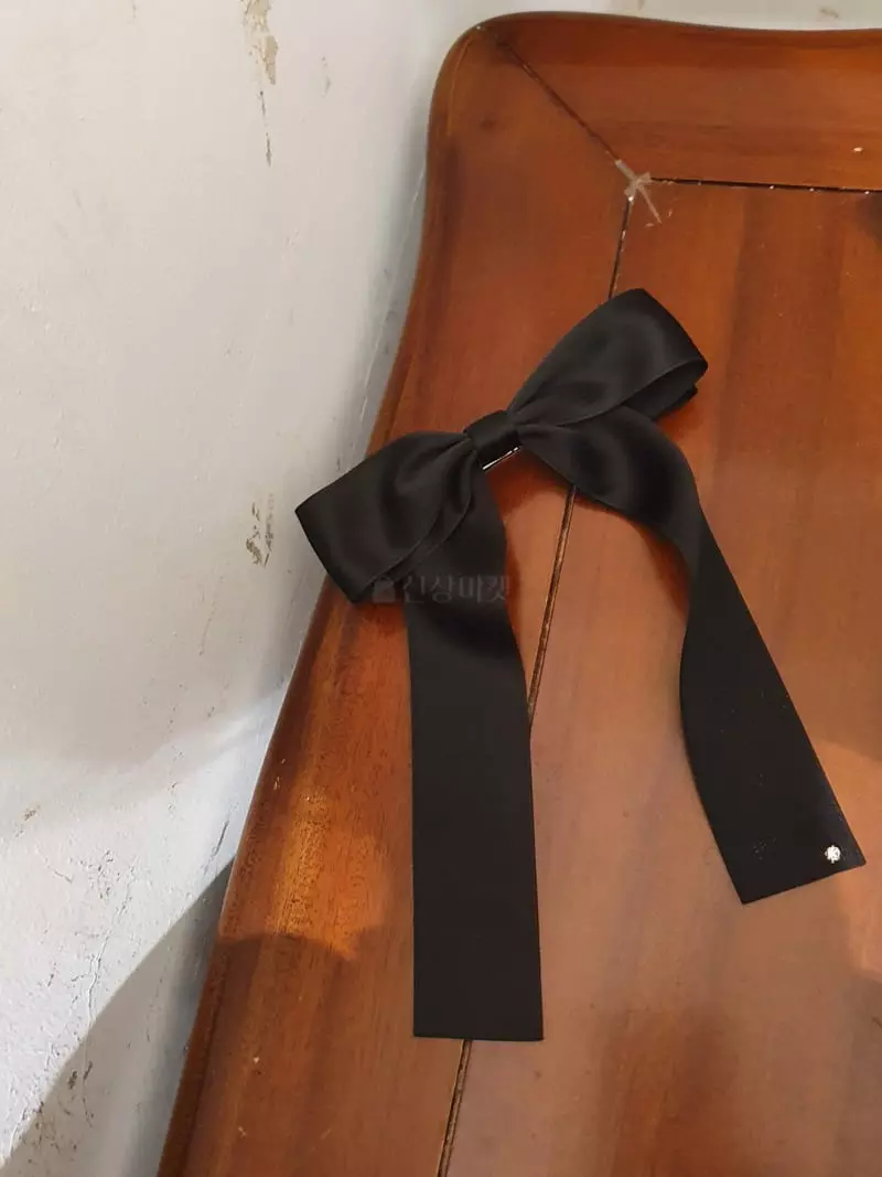 Blancchouette - Korean Women Fashion - #momslook - Checo Ribbon Hairpin