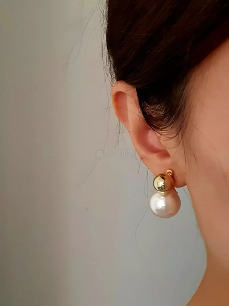 Blancchouette - Korean Women Fashion - #momslook - Pearl 7 Earring
