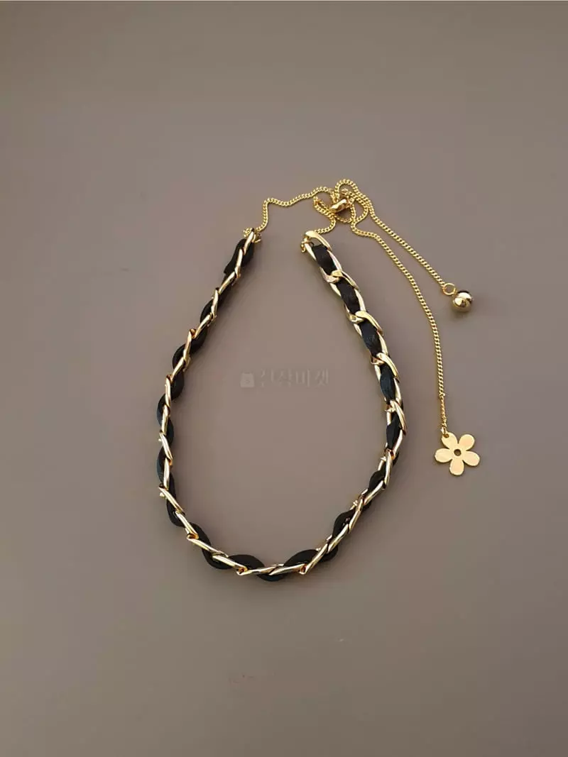 Blancchouette - Korean Women Fashion - #momslook - Shar Necklace