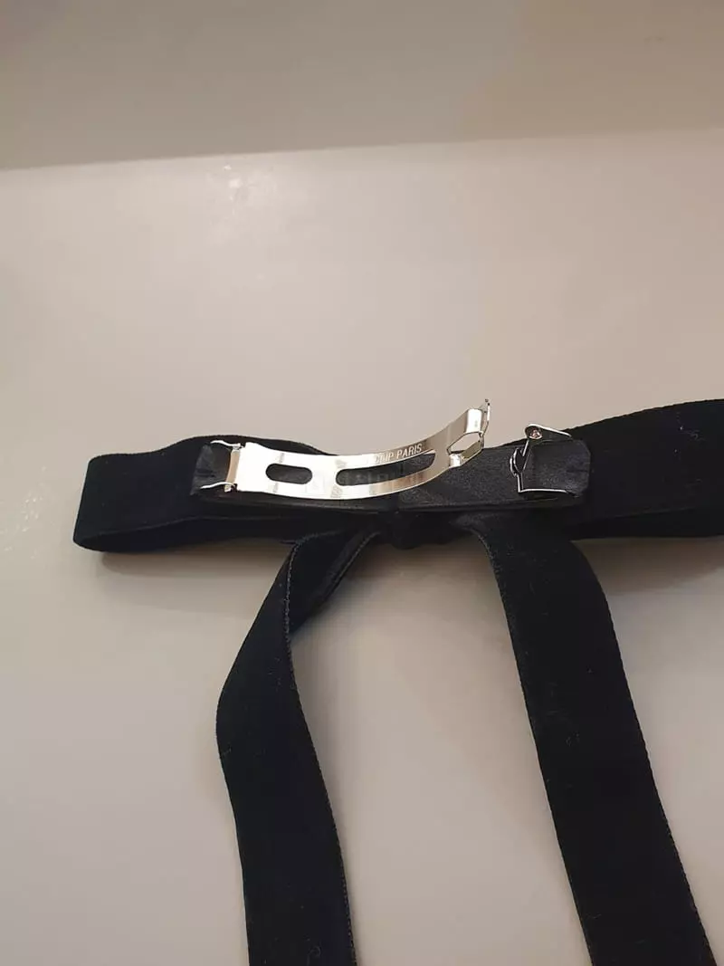Blancchouette - Korean Women Fashion - #womensfashion - Velvet 2 Ribbon Hairpin - 4
