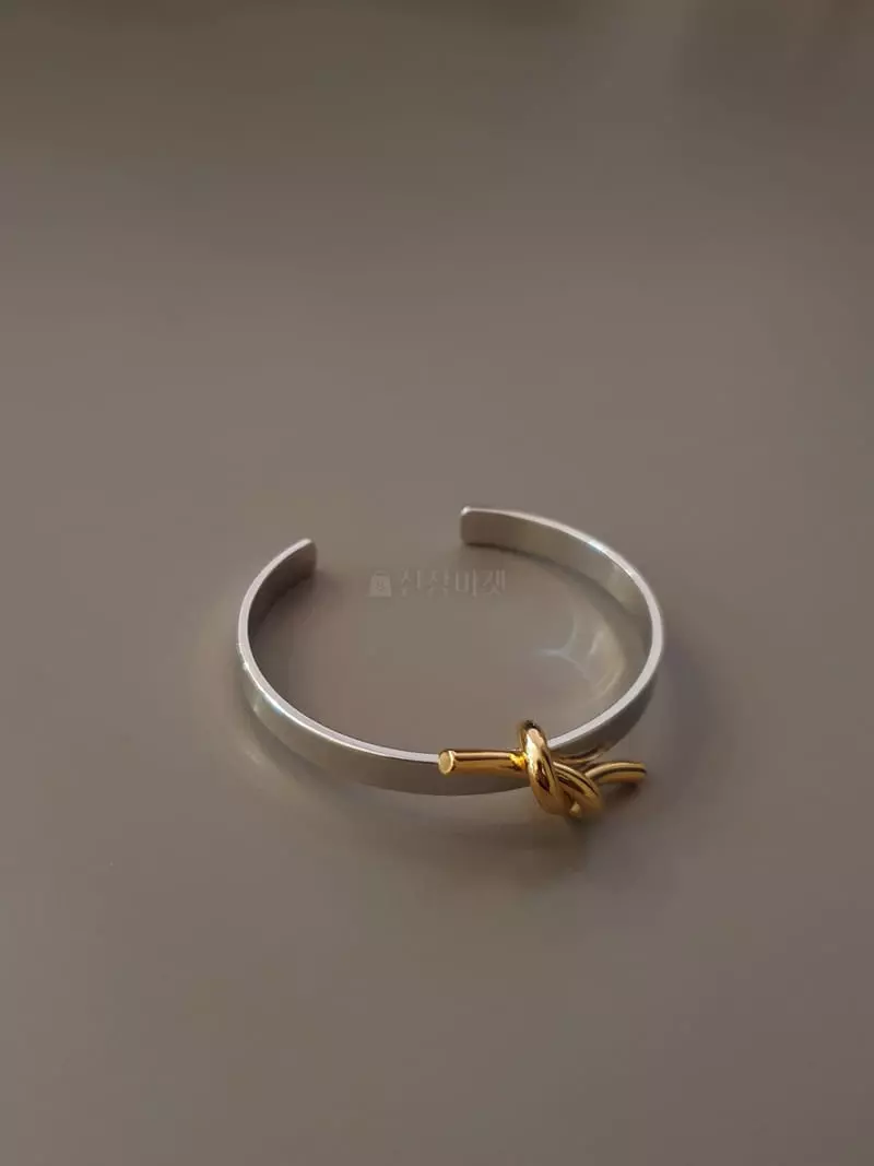 Blancchouette - Korean Women Fashion - #momslook - Knot Bangle