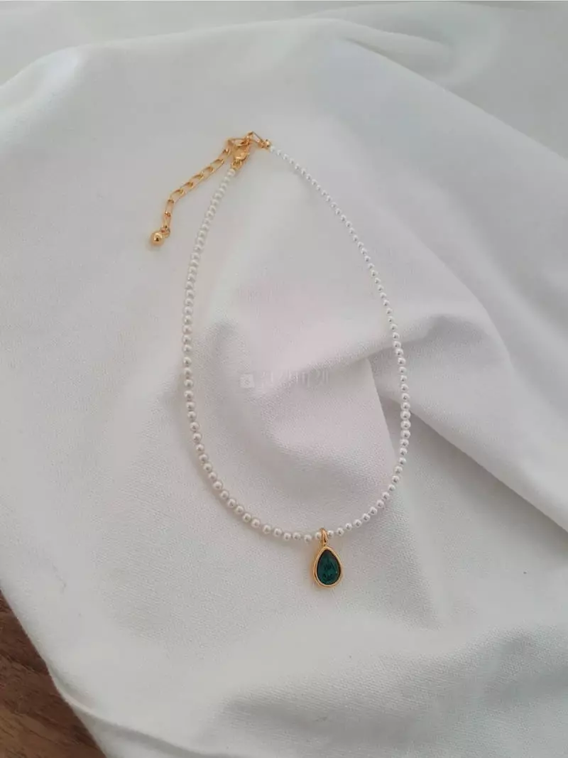Blancchouette - Korean Women Fashion - #momslook - Mark3 Necklace - 2