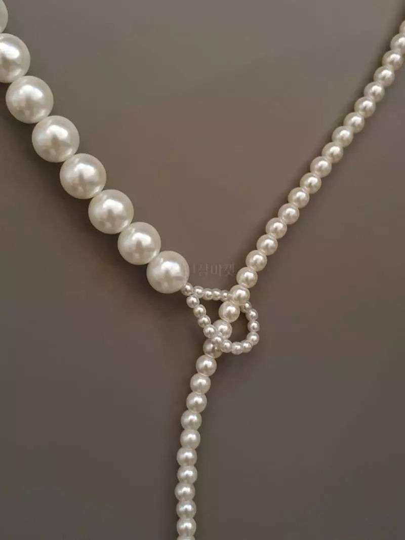 Blancchouette - Korean Women Fashion - #pursuepretty - Rose 10 Necklace - 2