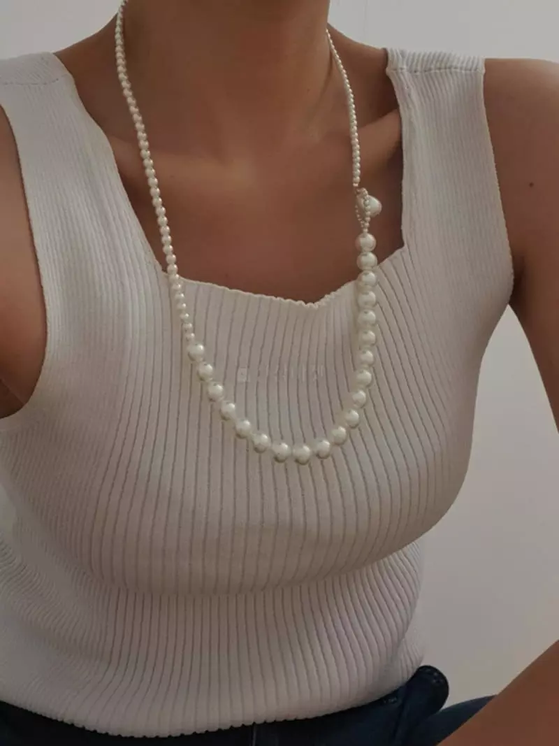 Blancchouette - Korean Women Fashion - #restrostyle - Rose 10 Necklace - 4