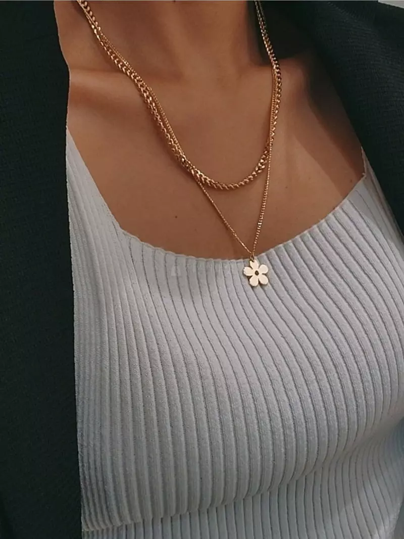 Blancchouette - Korean Women Fashion - #vintageinspired - Lulu 2 Necklace