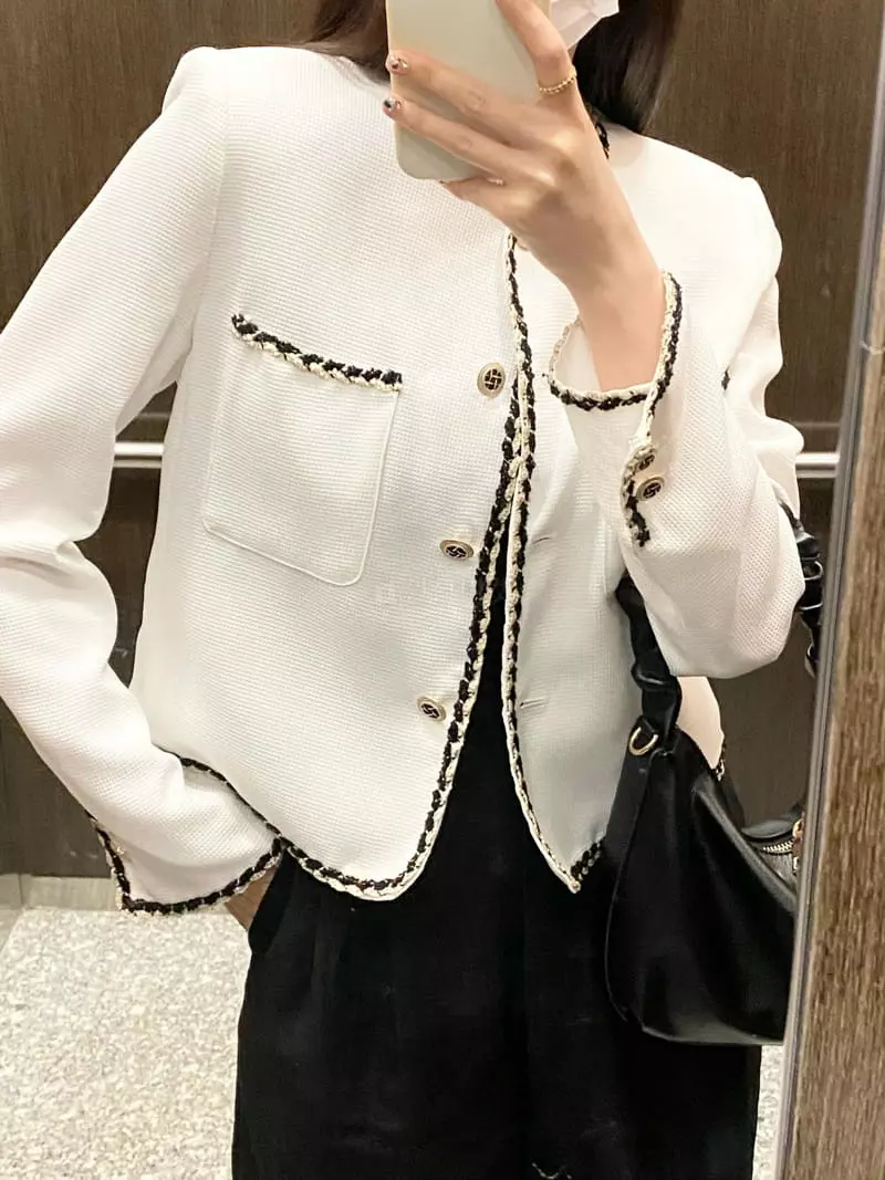 Boheme - Korean Women Fashion - #momslook - Waffle Jacket