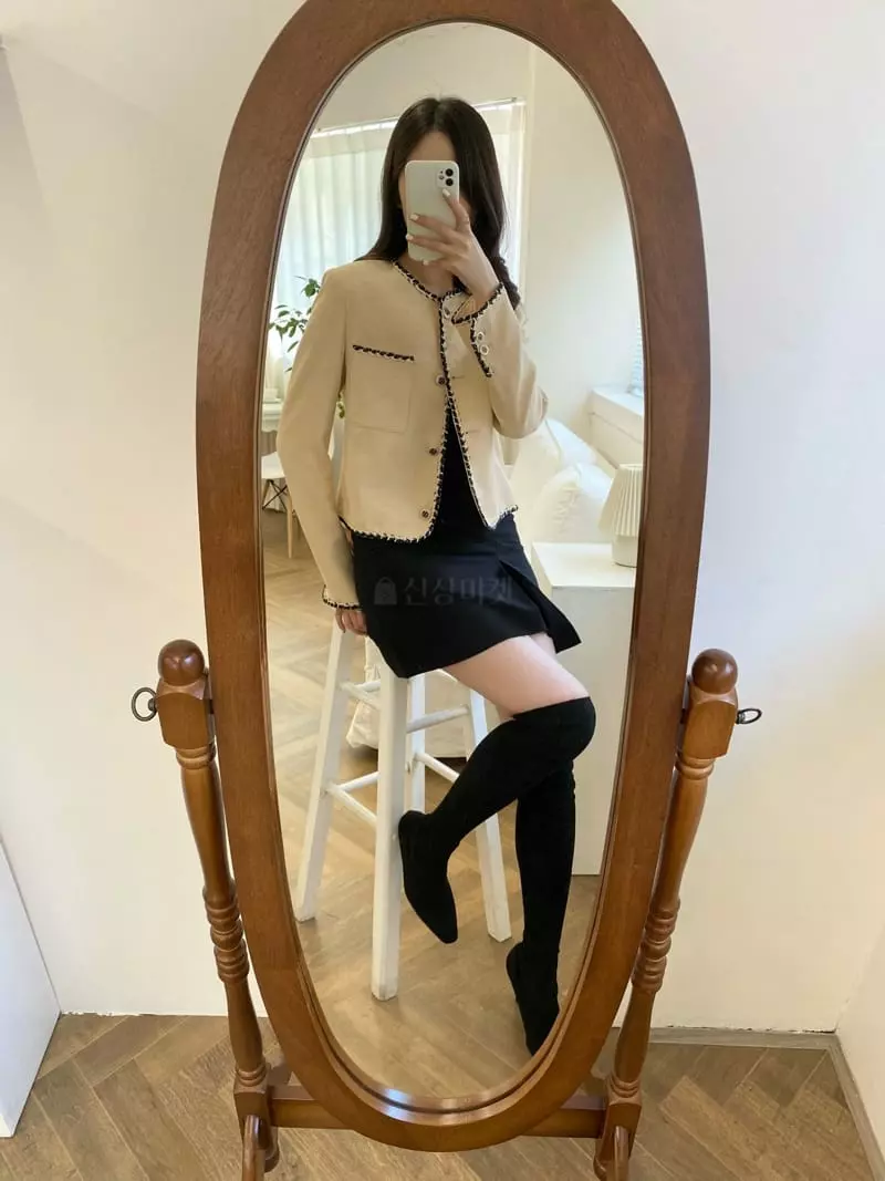Boheme - Korean Women Fashion - #momslook - Waffle Jacket - 11