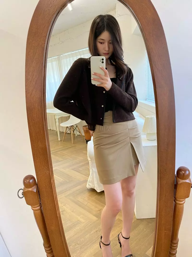 Boheme - Korean Women Fashion - #momslook - Wrinkle Skirt - 9