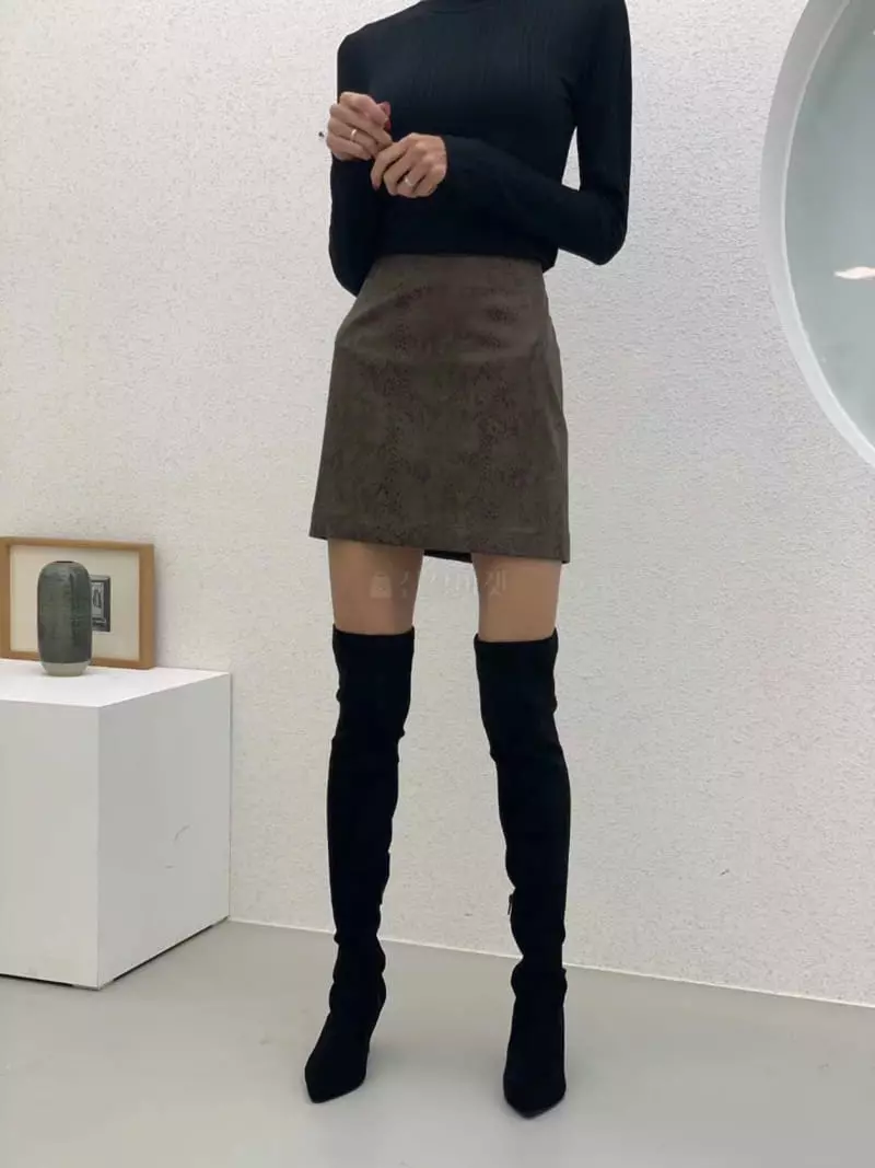 Boheme - Korean Women Fashion - #womensfashion - Snake Skirt - 4
