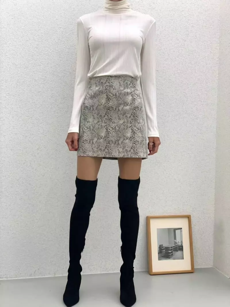 Boheme - Korean Women Fashion - #momslook - Snake Skirt - 6