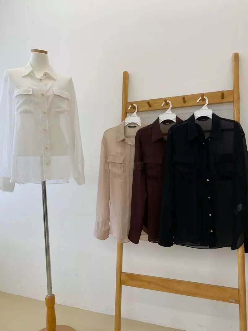 Boheme - Korean Women Fashion - #momslook - Gold Yoru Shirt - 5