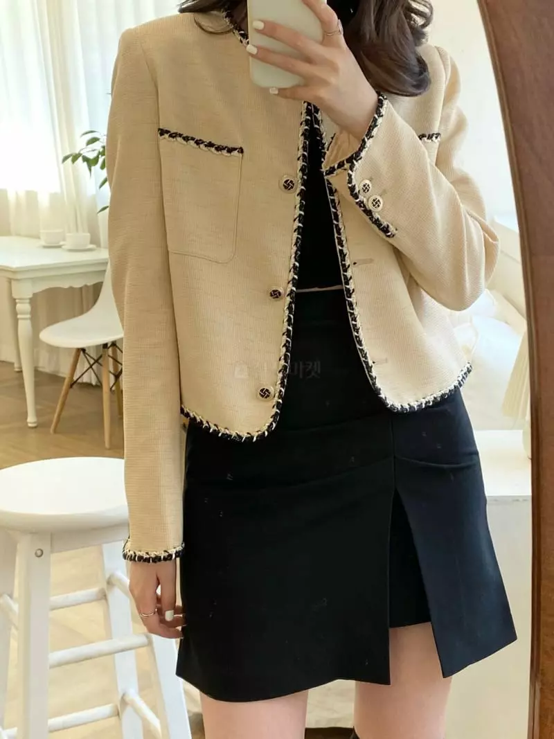 Boheme - Korean Women Fashion - #pursuepretty - Waffle Jacket - 5