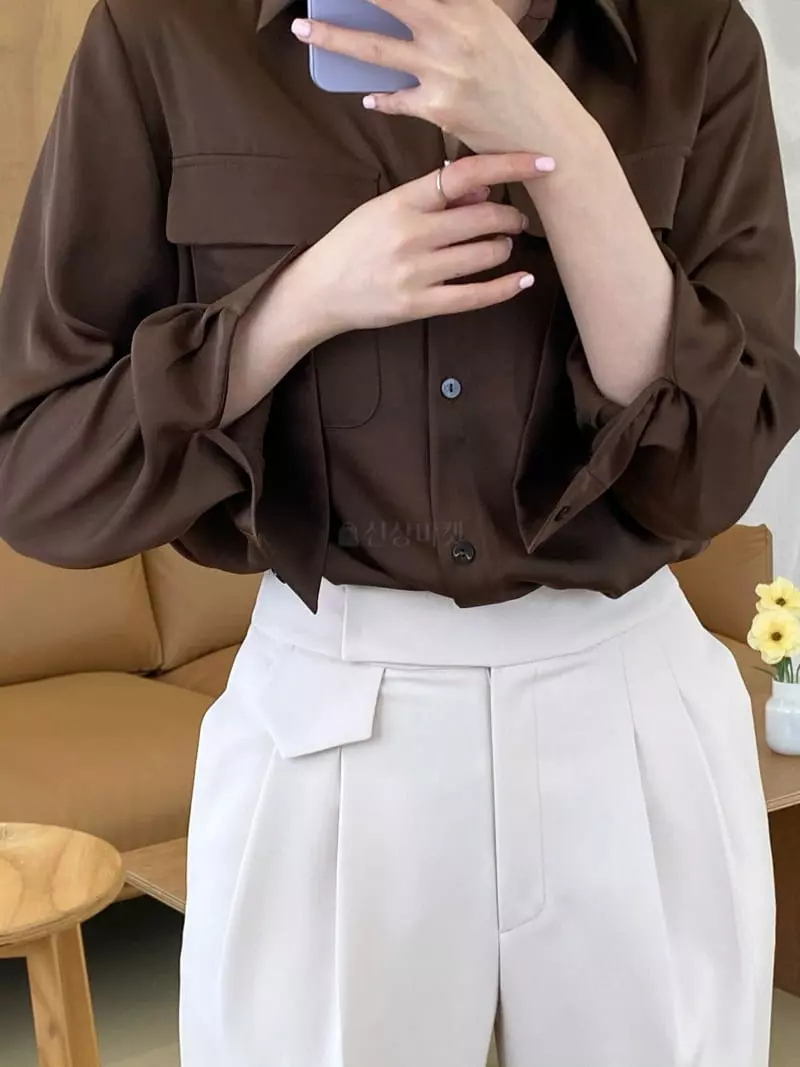 Boheme - Korean Women Fashion - #vintagekidsstyle - Almani Shirt - 4