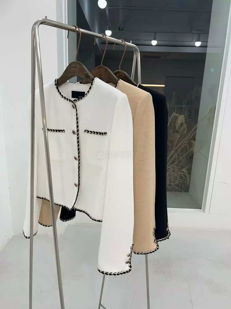Boheme - Korean Women Fashion - #restrostyle - Waffle Jacket - 6