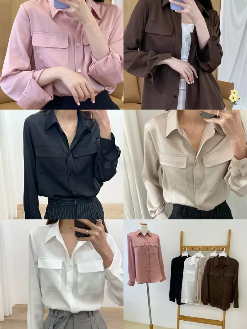Boheme - Korean Women Fashion - #restrostyle - Almani Shirt - 5