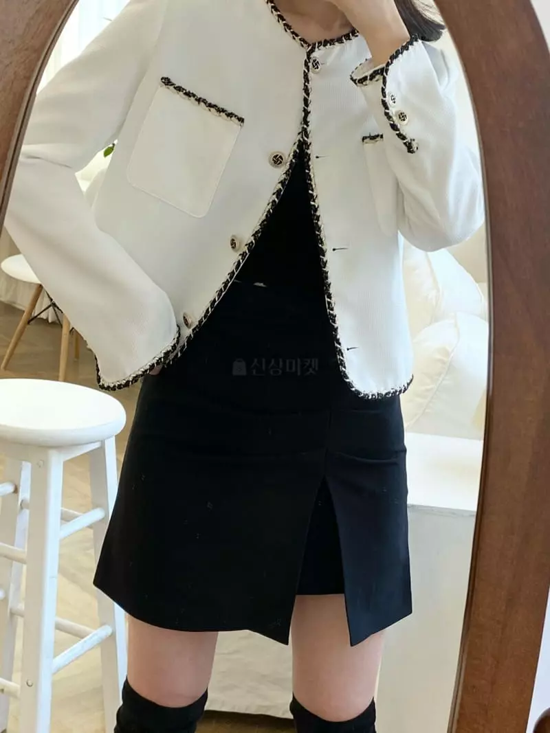Boheme - Korean Women Fashion - #vintageinspired - Waffle Jacket - 3