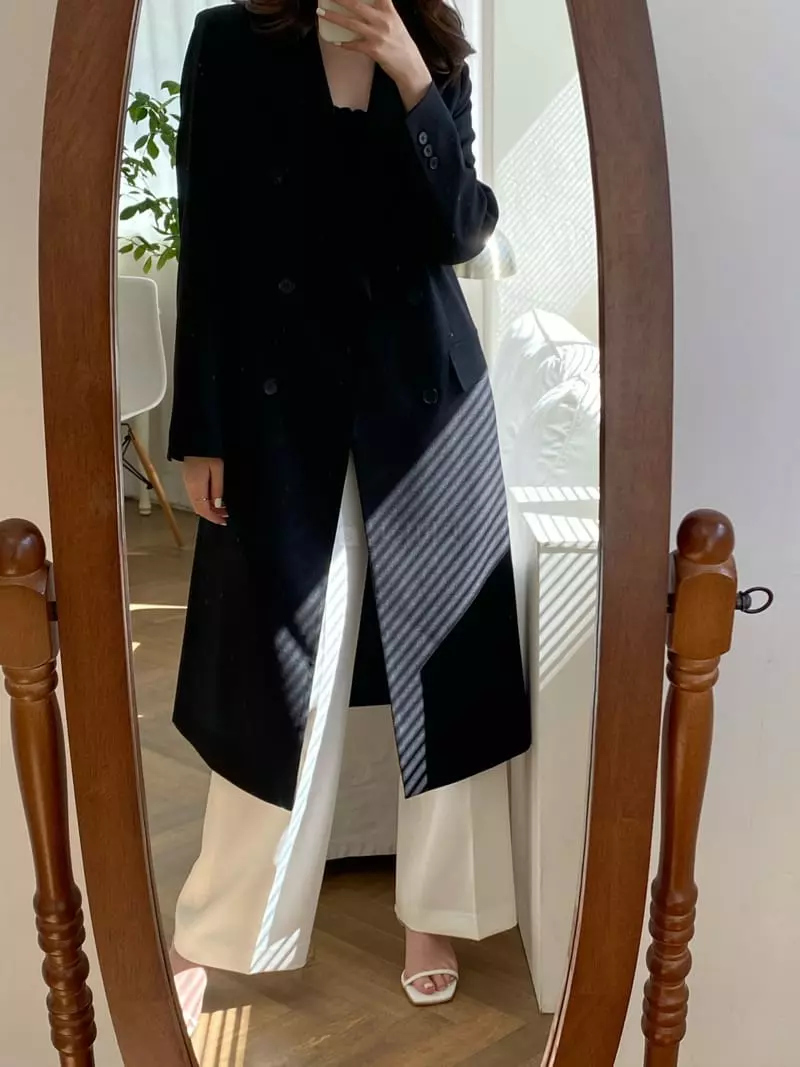 Boheme - Korean Women Fashion - #vintagekidsstyle - Double Long Cardigan - 2