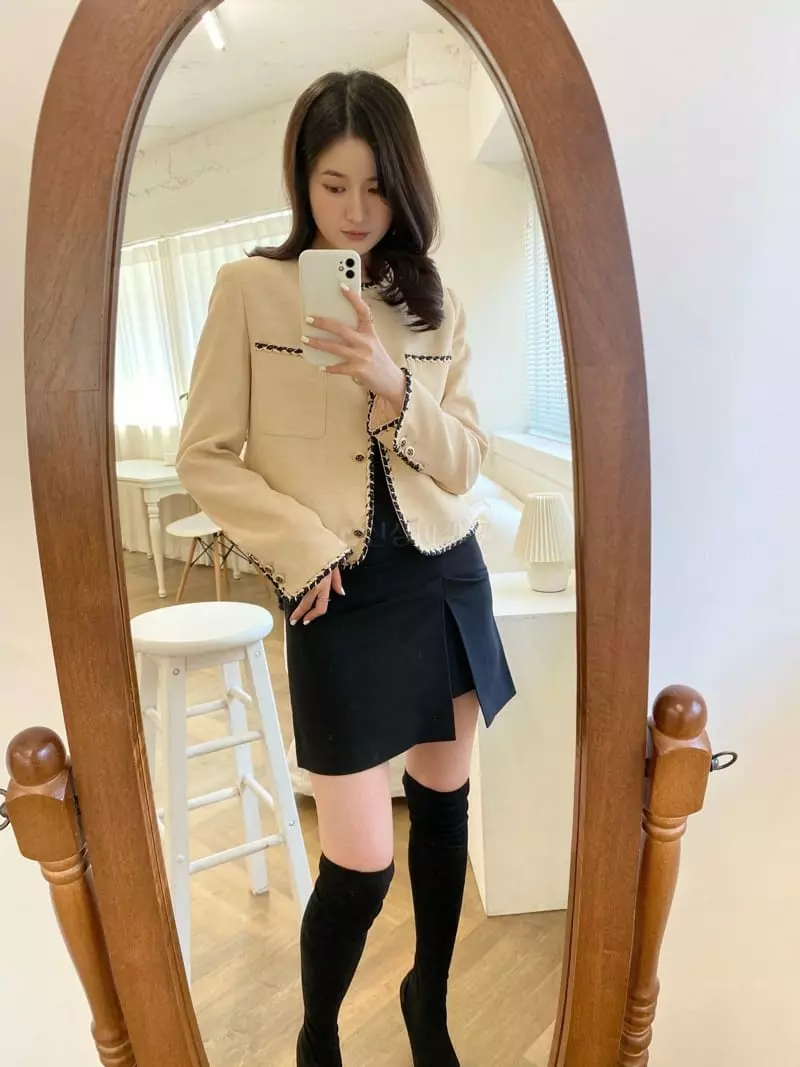 Boheme - Korean Women Fashion - #womensfashion - Waffle Jacket - 12