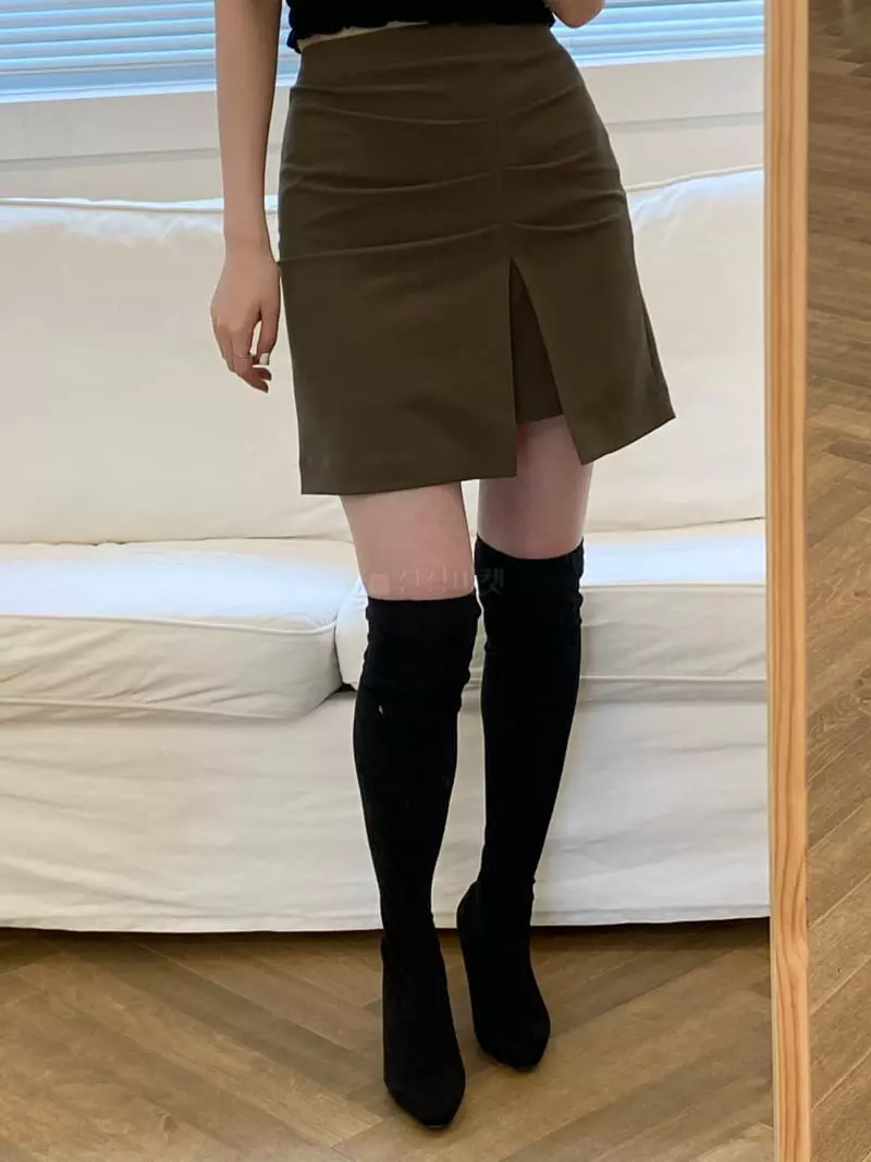Boheme - Korean Women Fashion - #womensfashion - Wrinkle Skirt - 12