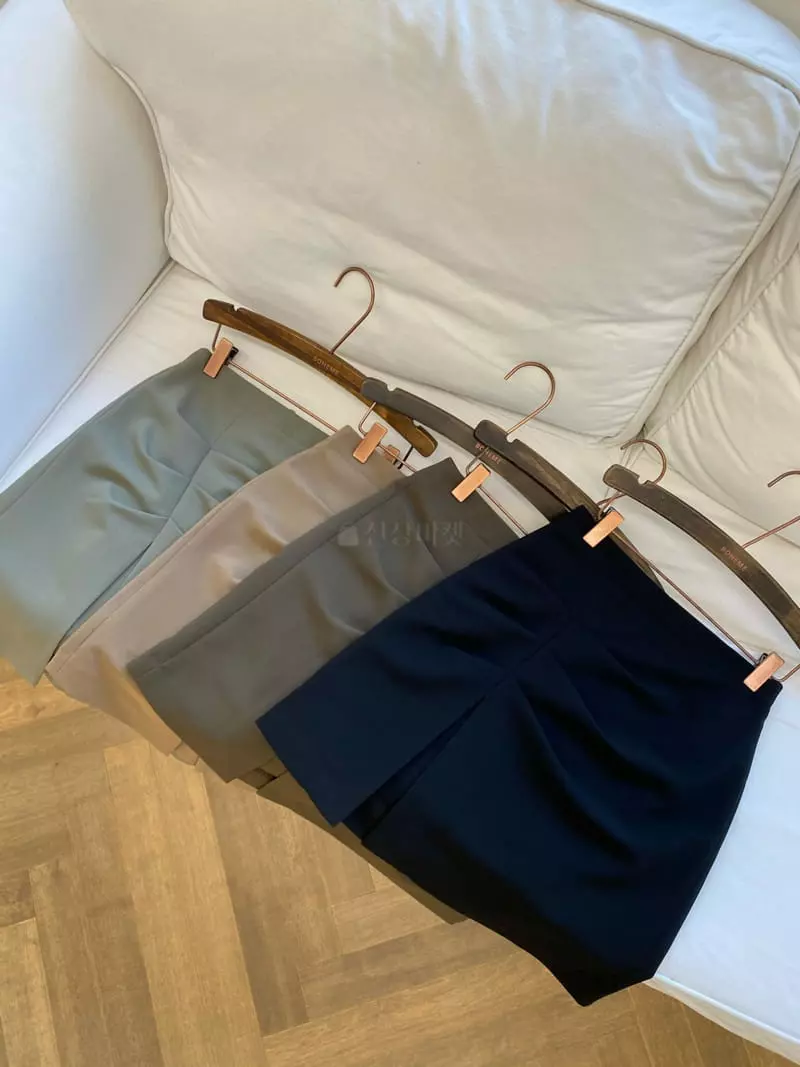 Boheme - Korean Women Fashion - #momslook - Wrinkle Skirt - 4