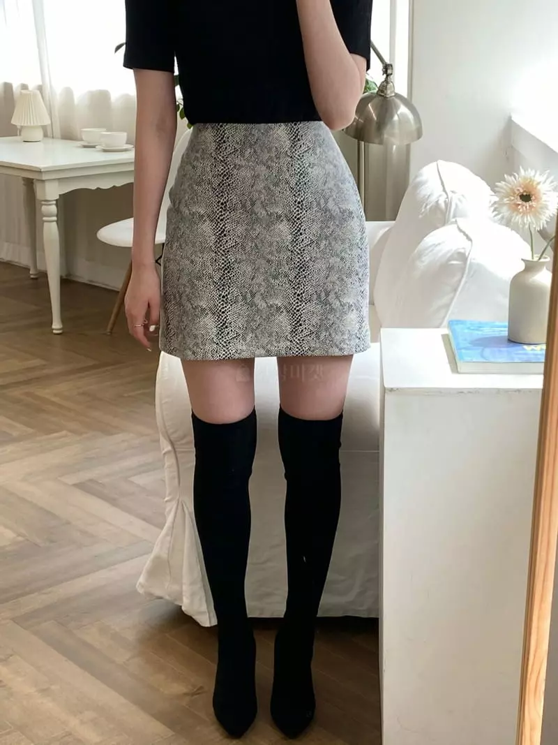 Boheme - Korean Women Fashion - #womensfashion - Snake Skirt - 7