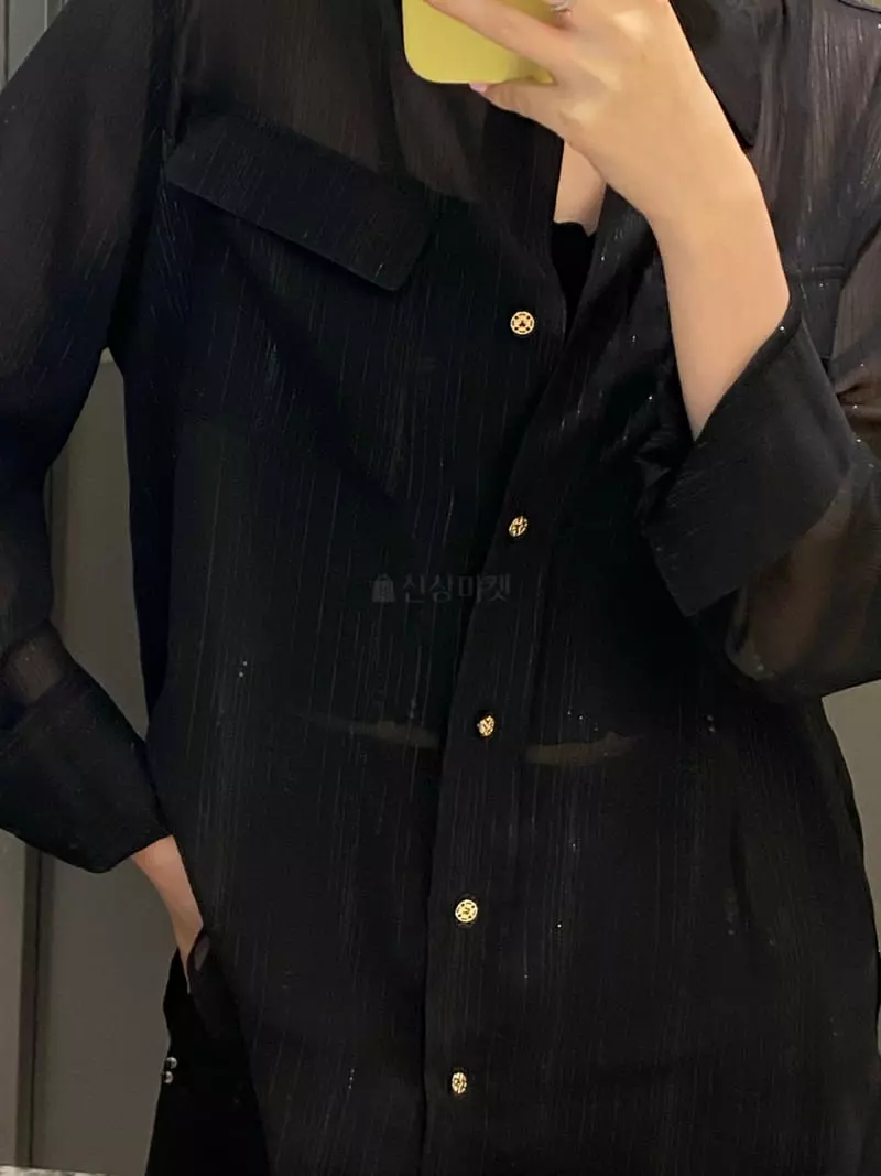 Boheme - Korean Women Fashion - #womensfashion - Gold Yoru Shirt - 8