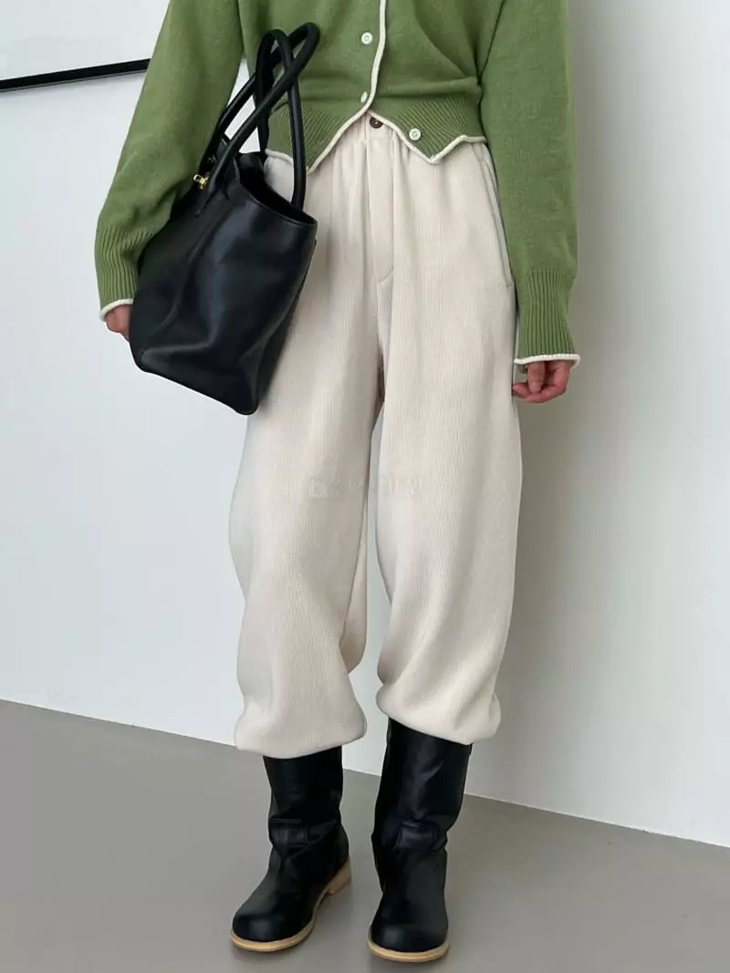 Bold - Korean Women Fashion - #momslook - Knited Pants - 2