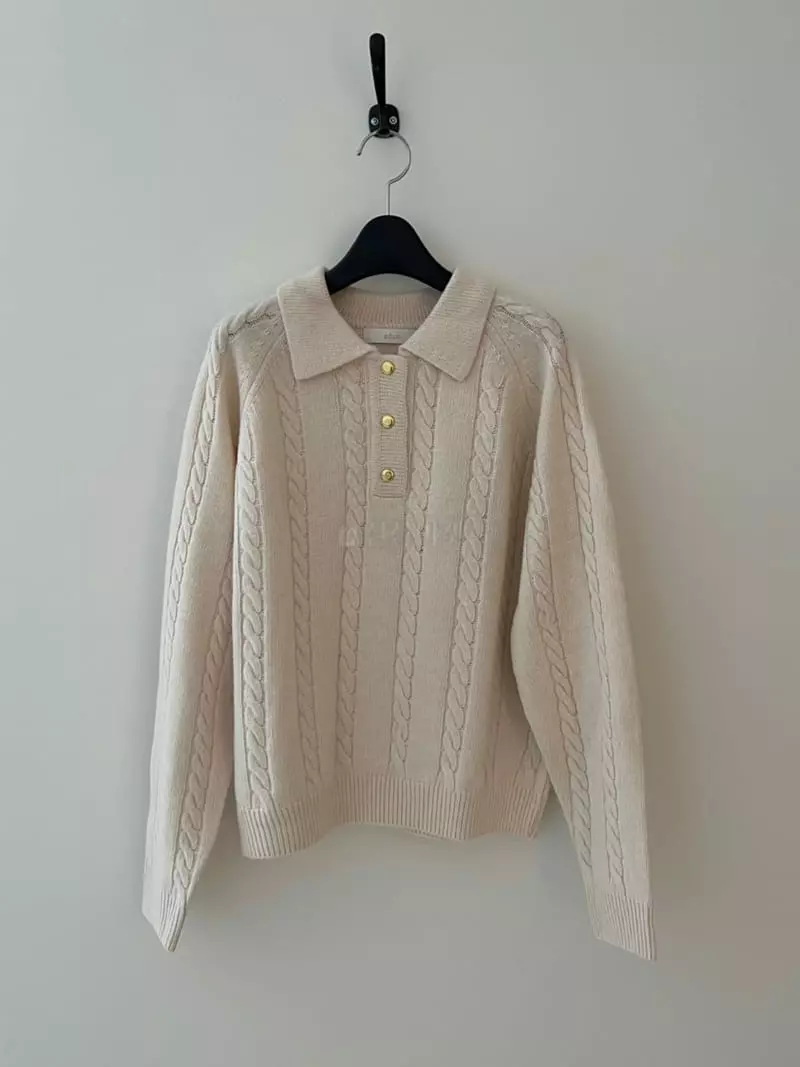 Bold - Korean Women Fashion - #momslook - Gold Classic Knit Tee - 6