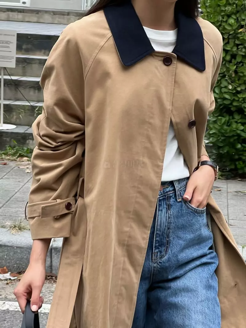 Bold - Korean Women Fashion - #momslook - Peach Coat - 5