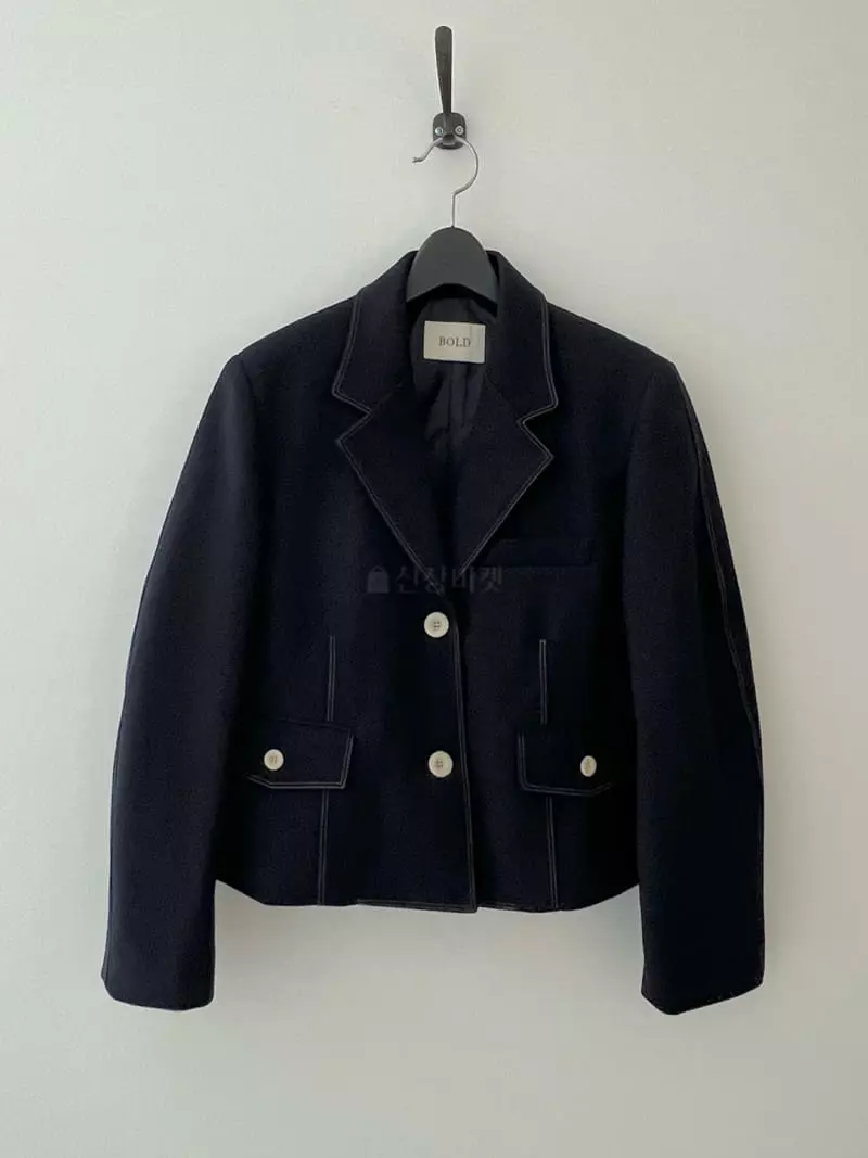 Bold - Korean Women Fashion - #momslook - Code Stitch Jacket