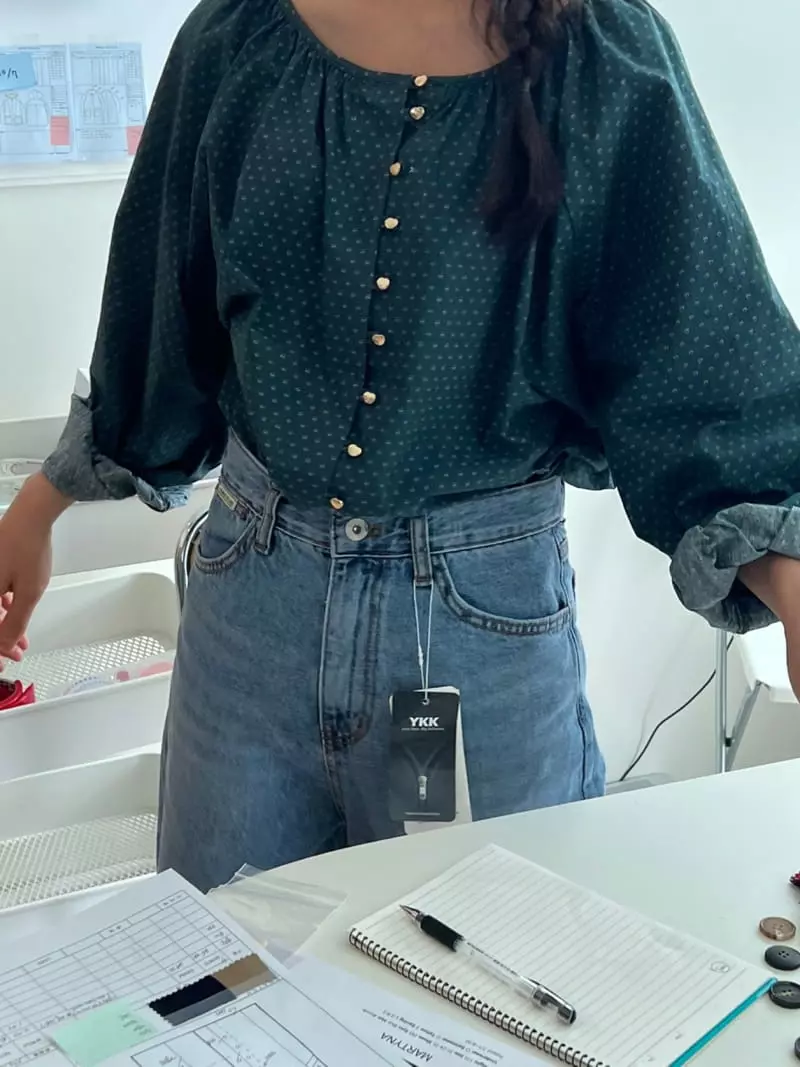 Bold - Korean Women Fashion - #restrostyle - Maple Blouse