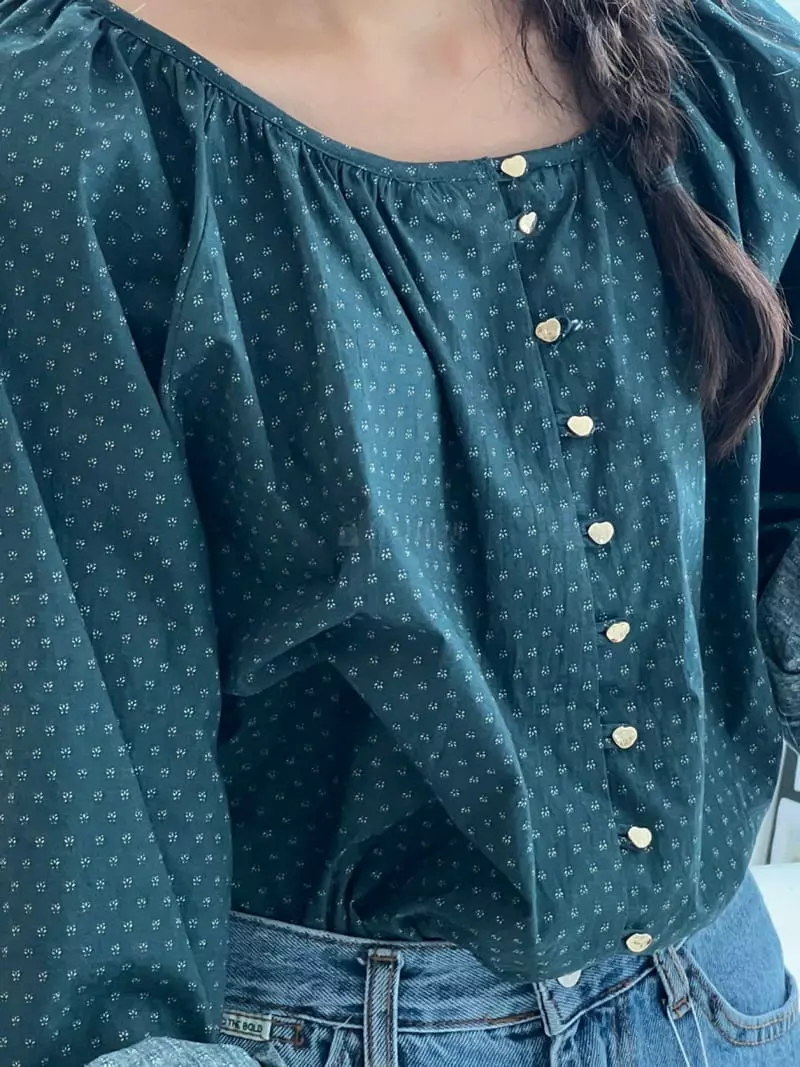 Bold - Korean Women Fashion - #shopsmall - Maple Blouse - 3