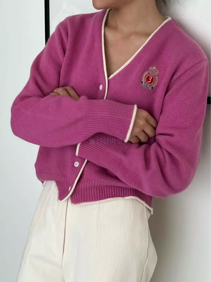 Bold - Korean Women Fashion - #thatsdarling - Merry Nowl Embrodiery Cardigan - 3
