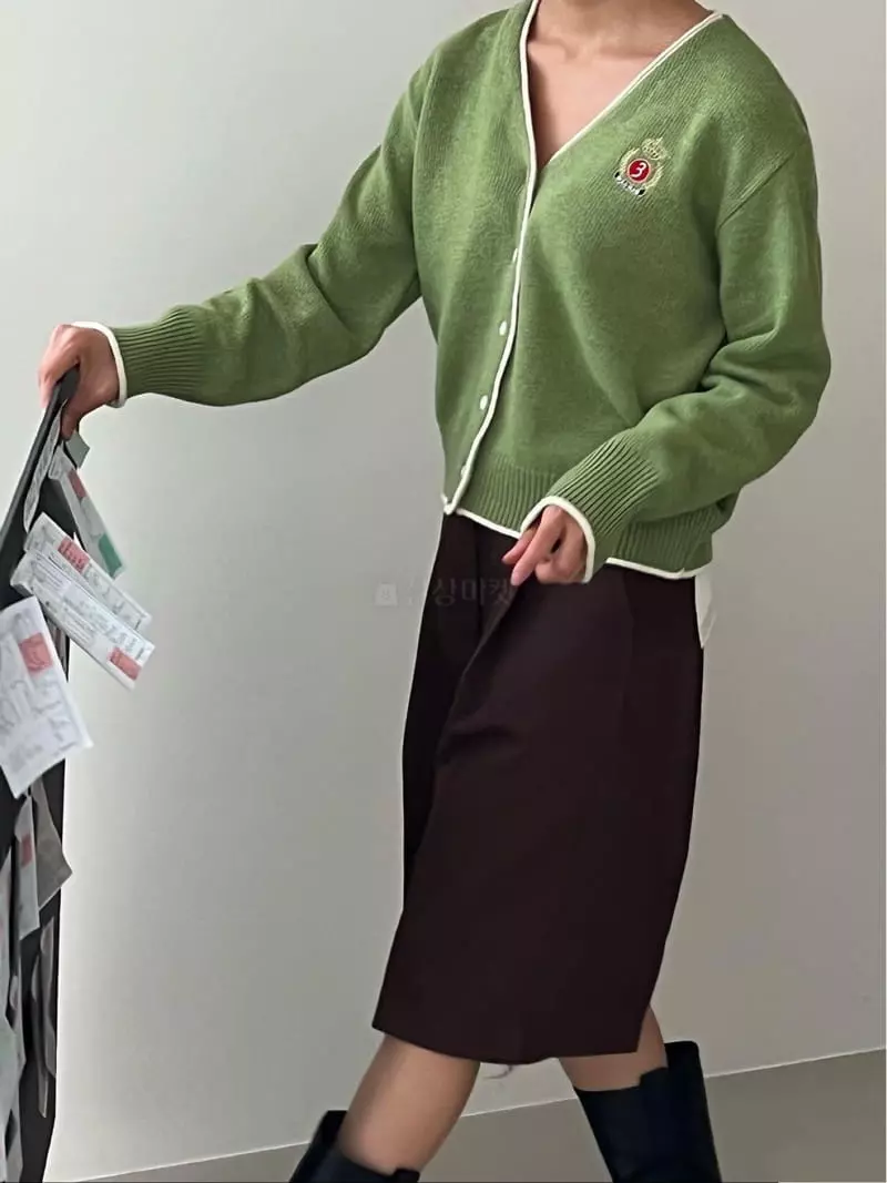 Bold - Korean Women Fashion - #thatsdarling - Merry Nowl Embrodiery Cardigan - 4
