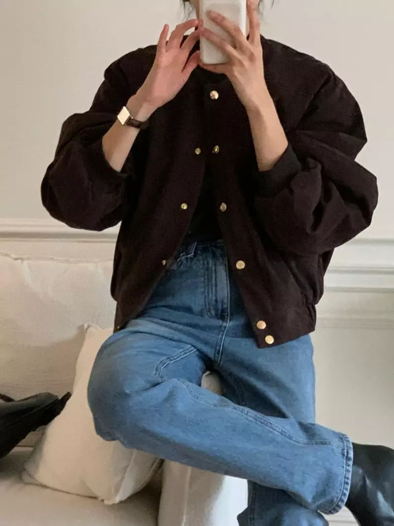 Bold - Korean Women Fashion - #vintageinspired - Suede Jacket - 6