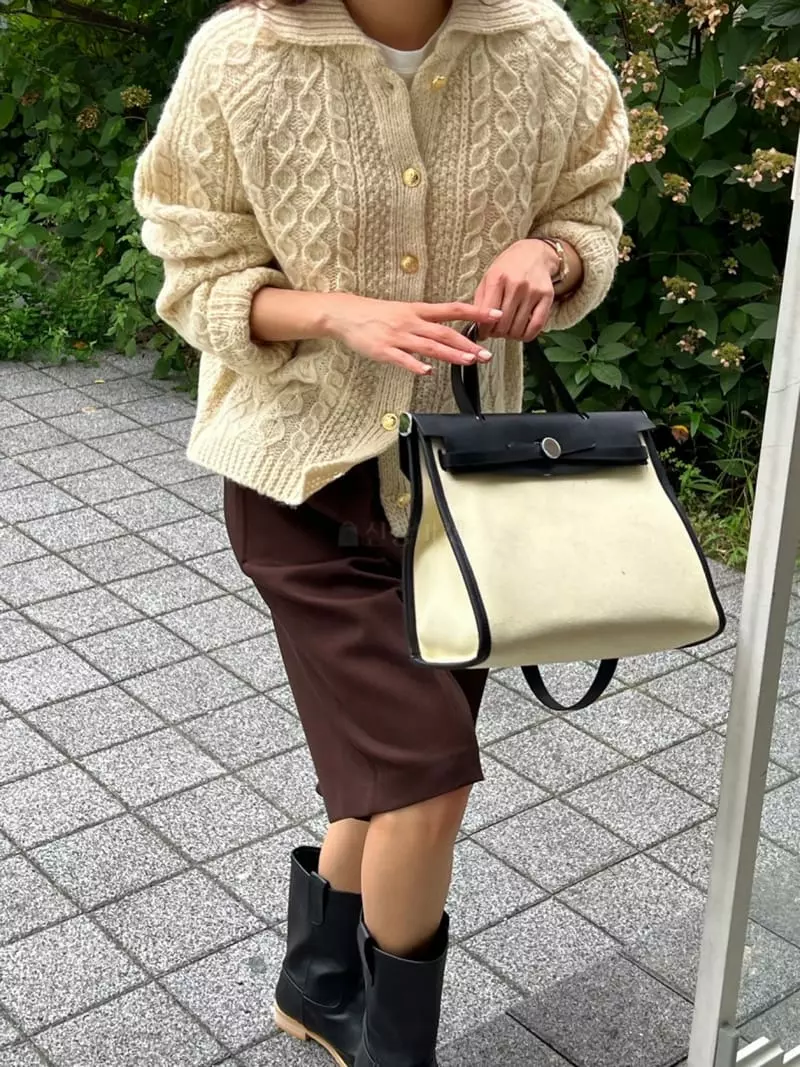 Bold - Korean Women Fashion - #vintageinspired - Vintage Cardigan - 3