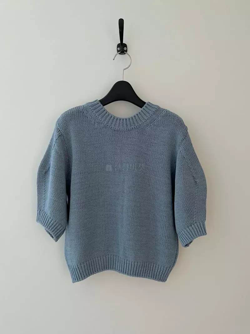 Bold - Korean Women Fashion - #momslook - Double Reversible Knit Tee - 4