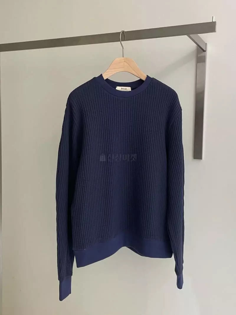 Bold - Korean Women Fashion - #momslook - Heavy Knit Tee - 4