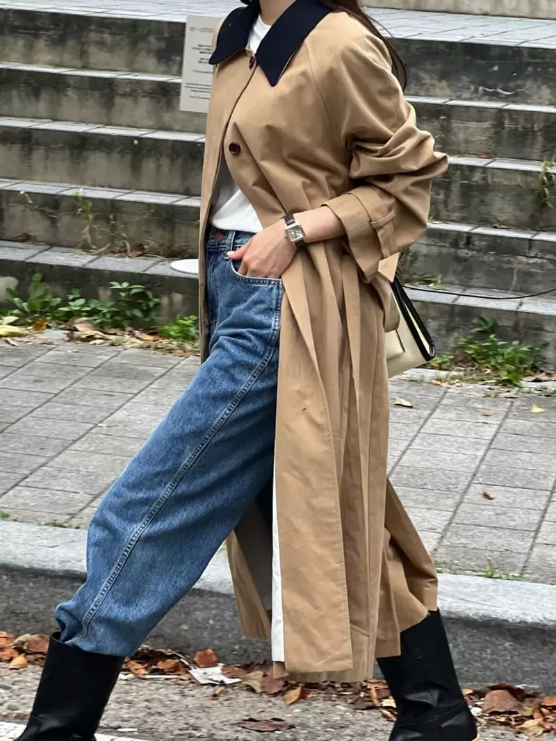 Bold - Korean Women Fashion - #womensfashion - Peach Coat - 2