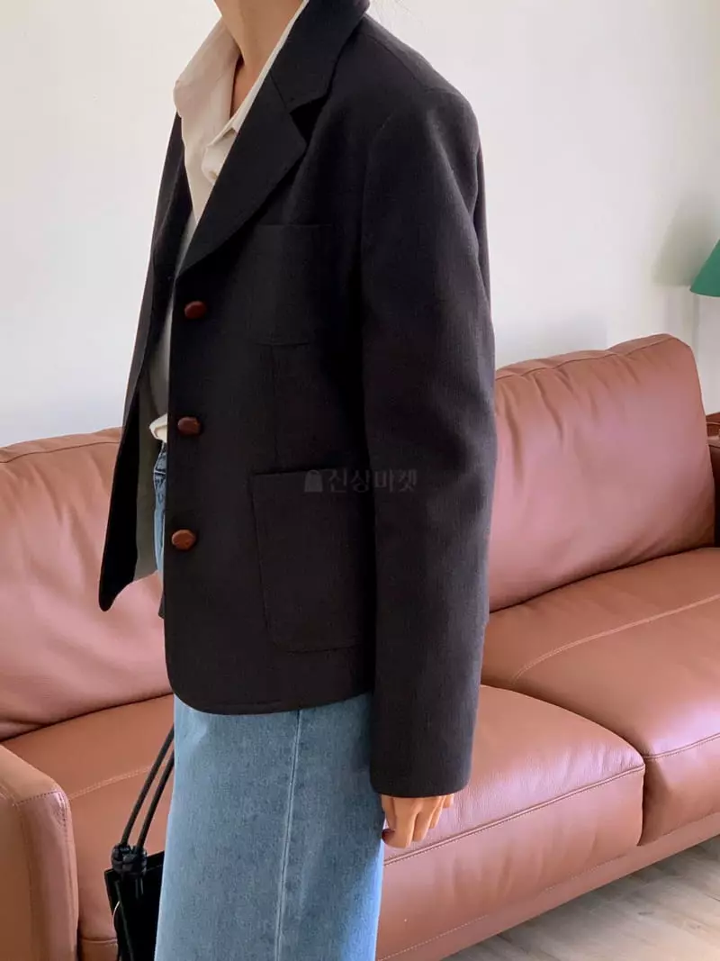 Bold - Korean Women Fashion - #womensfashion - Stand Jacket - 5