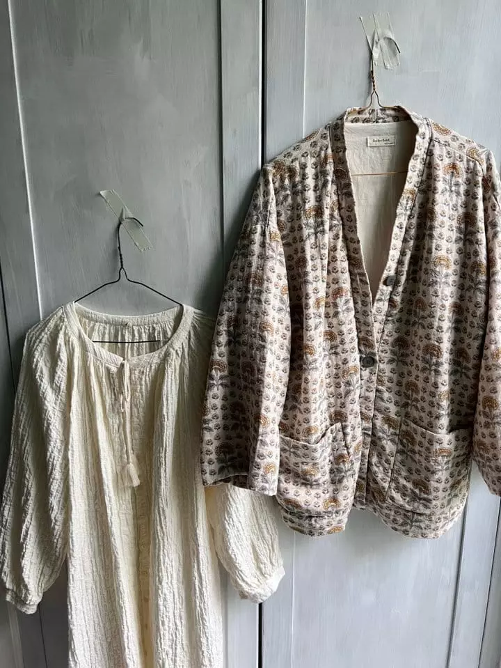 Bon Bon Butik - Korean Women Fashion - #momslook - Mom Merry Gold Jacket - 4
