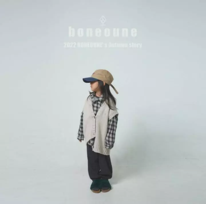 Boneoune - Korean Children Fashion - #Kfashion4kids - Enjoy Two Tone Cap - 10