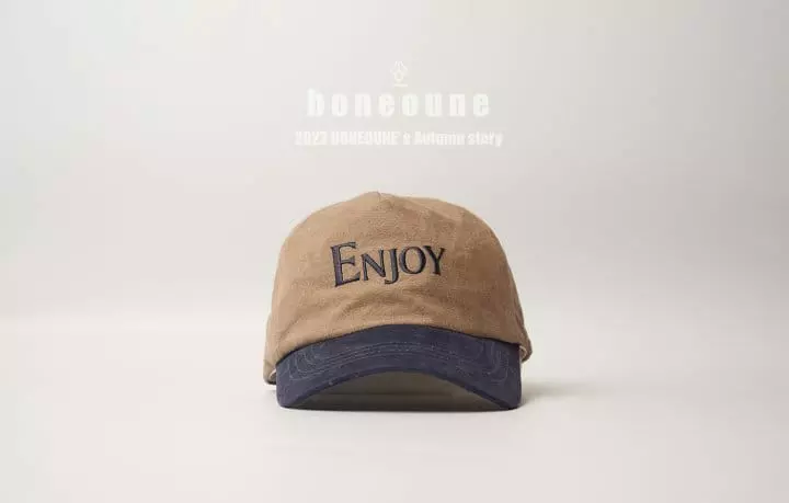 Boneoune - Korean Children Fashion - #childrensboutique - Enjoy Two Tone Cap - 3