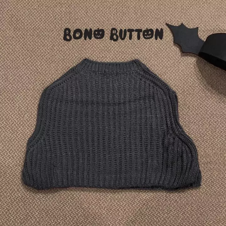 Bonobutton - Korean Children Fashion - #childrensboutique - Halloween Knit Cape - 2