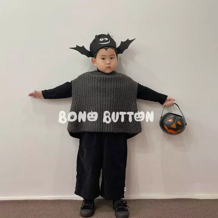 Bonobutton - Korean Children Fashion - #designkidswear - Halloween Knit Cape - 3