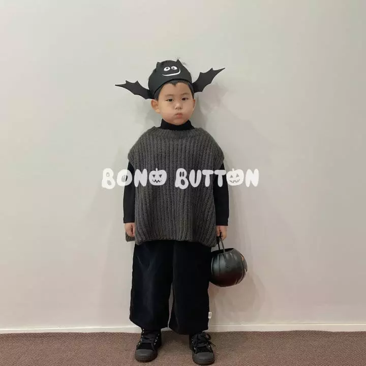 Bonobutton - Korean Children Fashion - #fashionkids - Halloween Knit Cape - 5